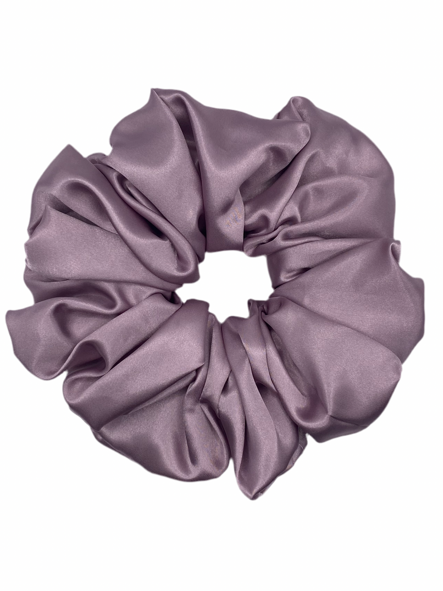 Light Purple Satin Scrunchie